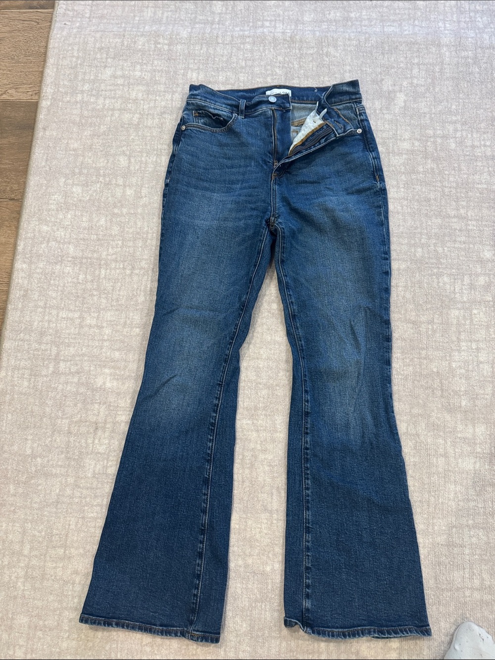 LOFT Dark Blue Flare Jeans
